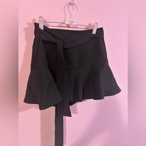 Zara ruffled skort with tie